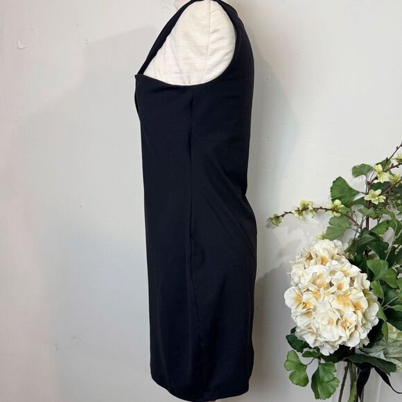 SUSANA MONACO asymmetric hearts dress | large | mini | black | anthropologie - Picture 6 of 13